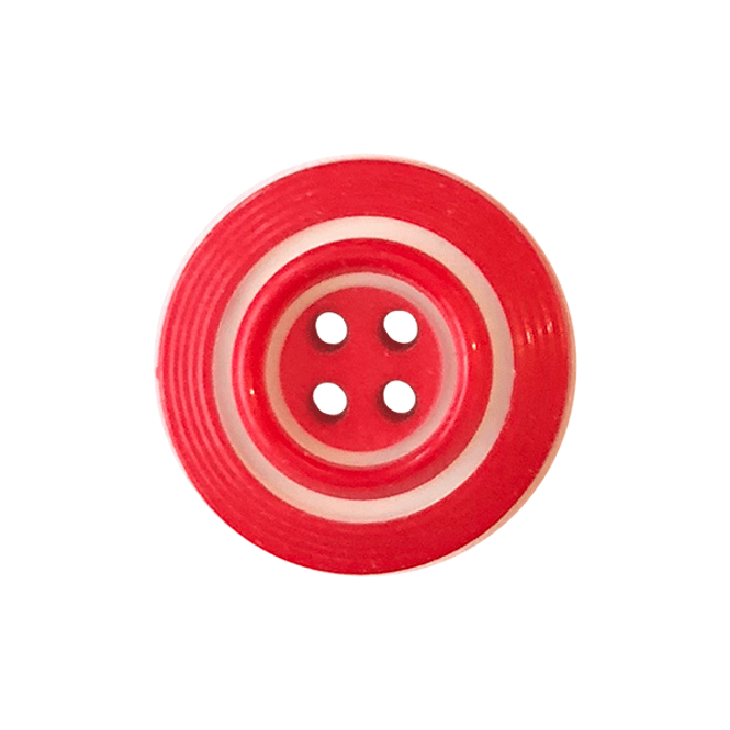 Hovedbilde Rød knapp med hvite sirkler