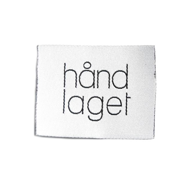 Hovedbilde Vevd symerke - håndlaget - Hvit