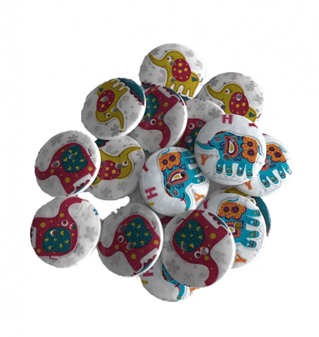 Hovedbilde Barneknapp Elefant 20mm