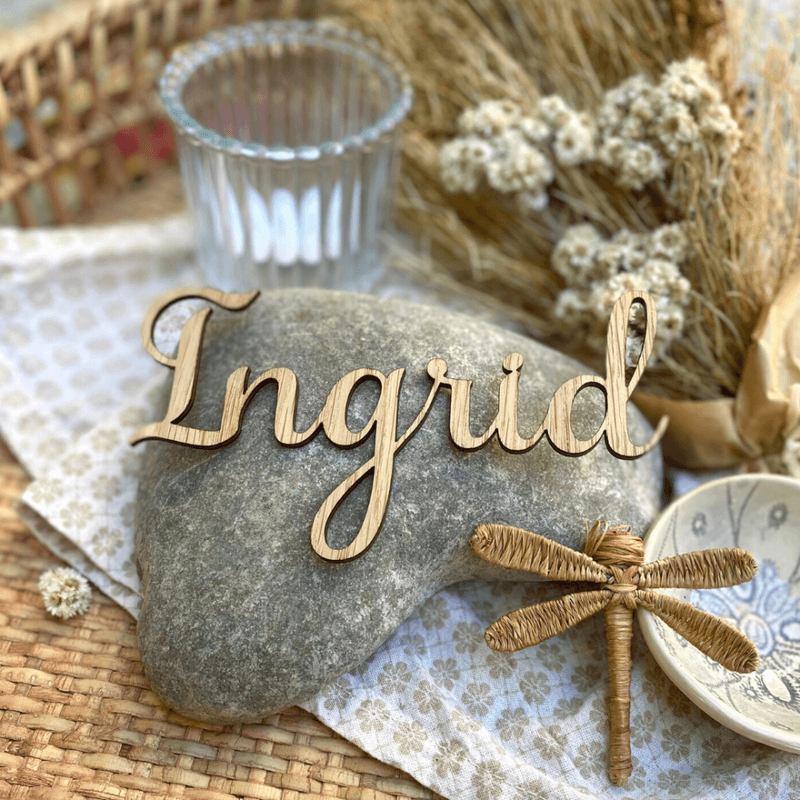 Bordkort i tre - Retro