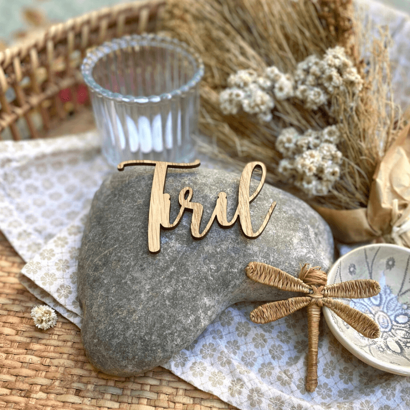 Bordkort i tre - Honey