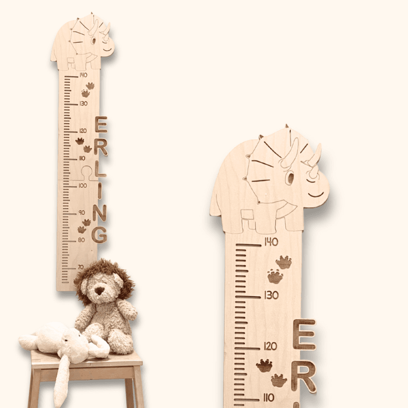 Høydemåler med navn - Triceratops