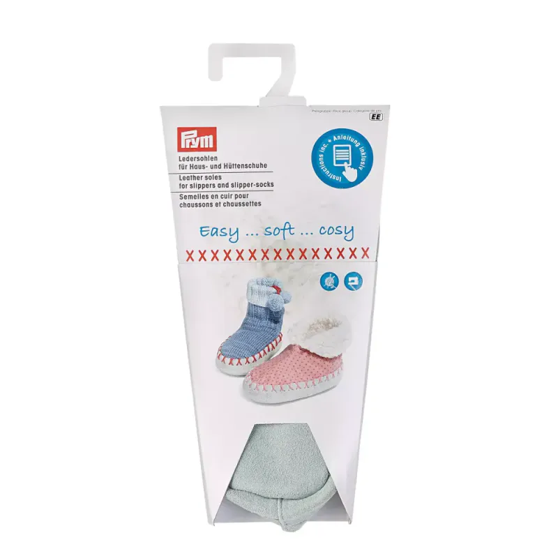 Prym Lærsåler/Skinnsåler – barn str. 24–26