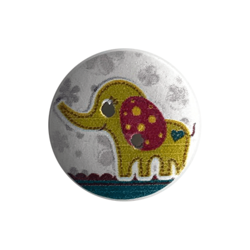 Barneknapp Elefant 20mm