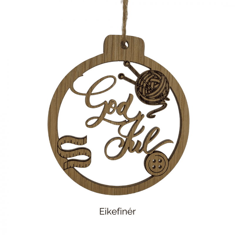 Julekule i tre - God Jul