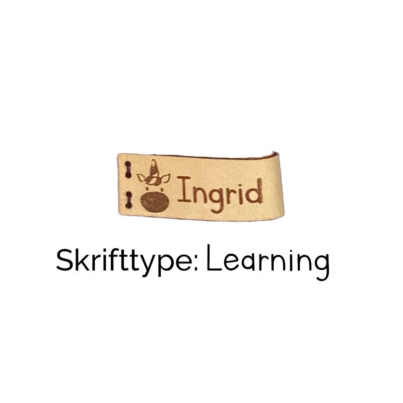 Liten Skinnlapp med egen tekst