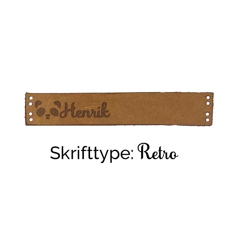 Liten Skinnlapp med egen tekst