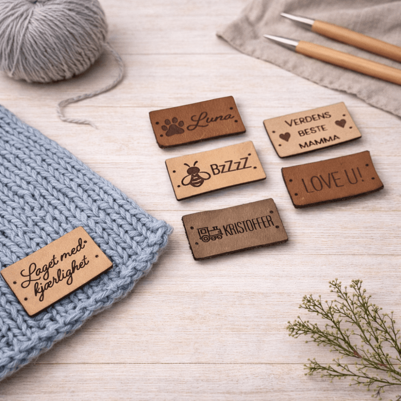 Mini skinnlapp med egen tekst